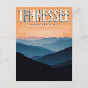Cartão Postal Tennessee Estado Voluntário