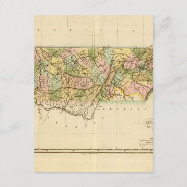 Cartão Postal Tennessee EUA (Frente)