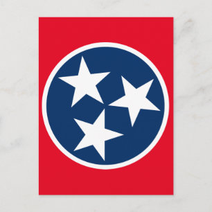 Cartão Postal Tennessee Flag