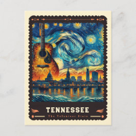 Cartão Postal Tennessee | Inspirado em Vincent Van Gogh