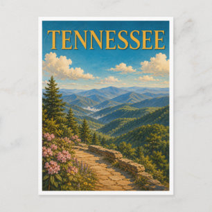 Cartão Postal Tennessee Smoky Mountains GeoSaga
