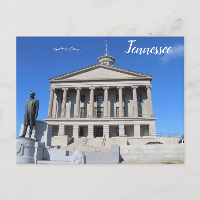 Cartão Postal Tennessee State Capitol Nashville Tennessee (Frente)