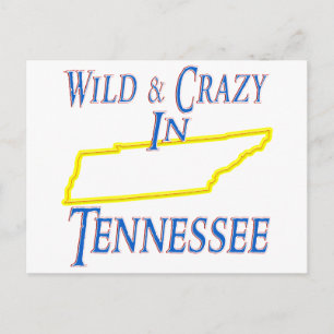 Cartão Postal Tennessee - Wild e Crazy