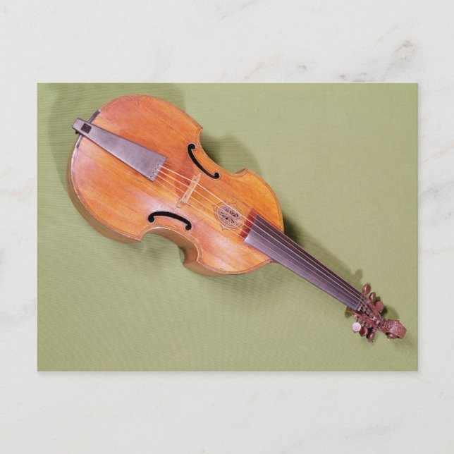 Cartão Postal Tenor viol, 1667 (Frente)