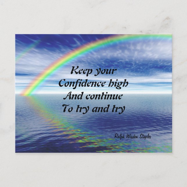 Cartão Postal Tente tentar (Frente)