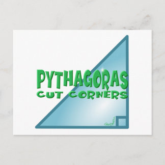 Cartão Postal Teorema de Pythagorean