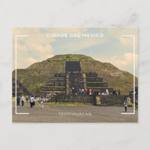 Cartão Postal Teotihuacan 
