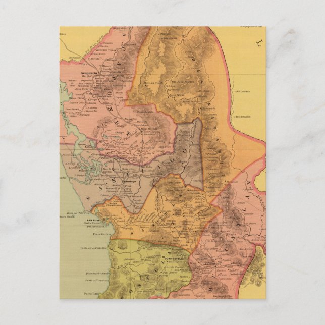 Cartão Postal Tépico, Nayarit (Frente)