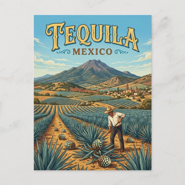 Cartão Postal Tequila Mexico (Frente)