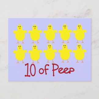 Cartão Postal Terapêutica Respiratória Presentes "10 de PEEP" En