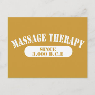 Cartão Postal Terapia de Massagem Desde 3.000 A.C.