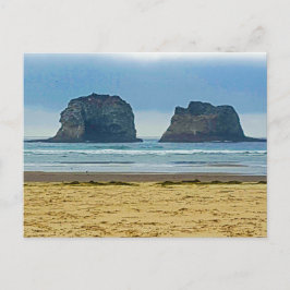 Cartão Postal Terapia de Praia Pacífica Vista do Oceano