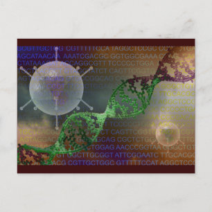 Cartão Postal Terapia genética