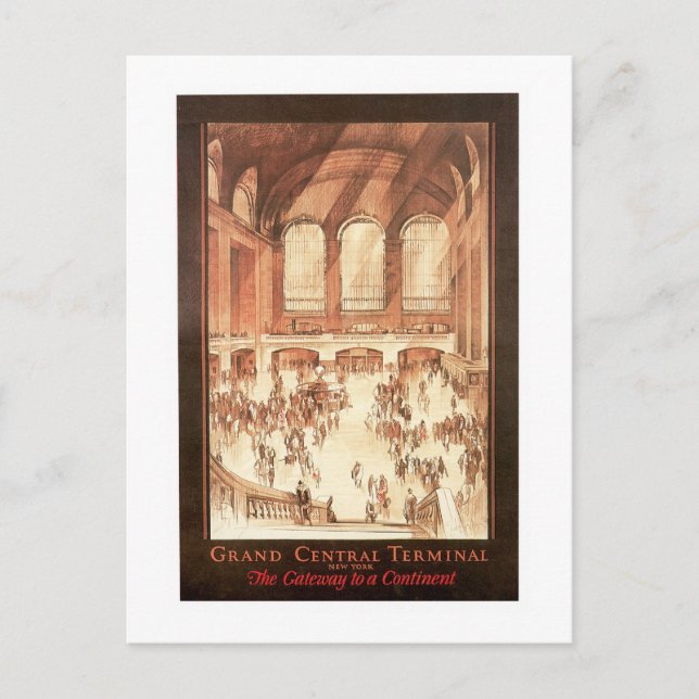 Cartão Postal Terminal do Grande Centro (Frente)