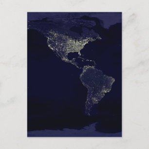Cartão Postal Terra à Noite