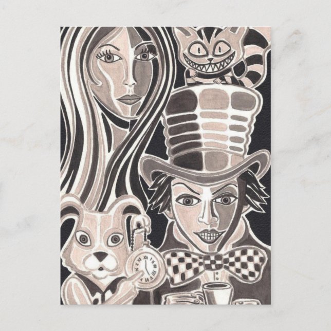 Cartão Postal Terra das Maravilhas (Frente)