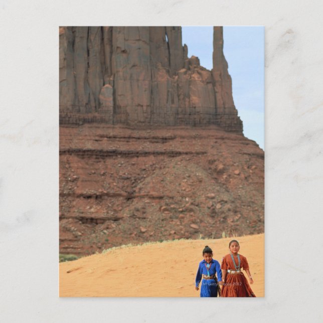 Cartão Postal Terra de Reserva Navajo (Frente)