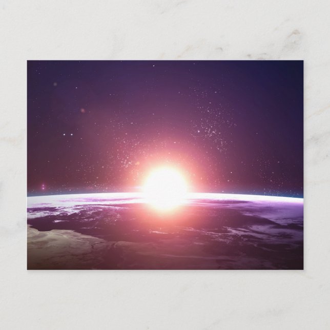 Cartão Postal Terra do Espaço (Frente)