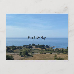 Cartão Postal Terra e Céu