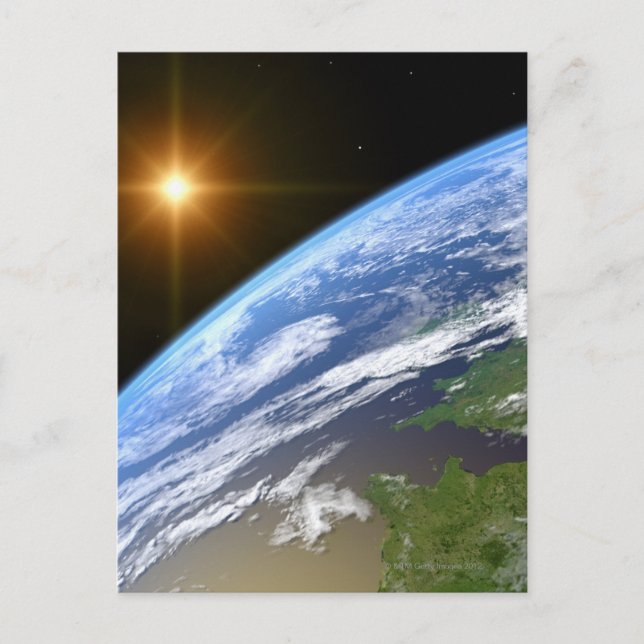 Cartão Postal Terra e Estrela Bela 3 (Frente)