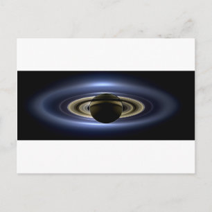 Cartão Postal Terra e Saturno