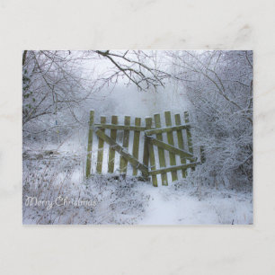 Cartão Postal Terra maravilhosa do inverno Dreamy