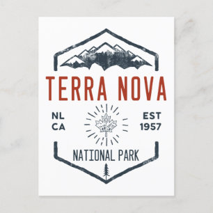 Cartão Postal Terra Nova National Park Canada Vintage aflita