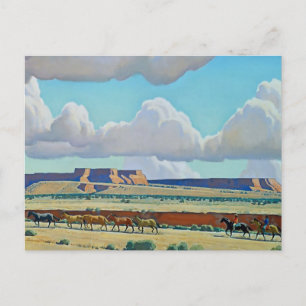 Cartão Postal “Terra Selvagem dos Navajos” por Maynard Dixon