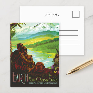 Cartão Postal Terra   Visão do futuro da NASA