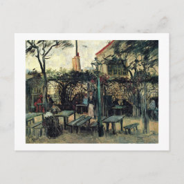 Cartão Postal Terrace de um Café em Montmartre La Guinguette