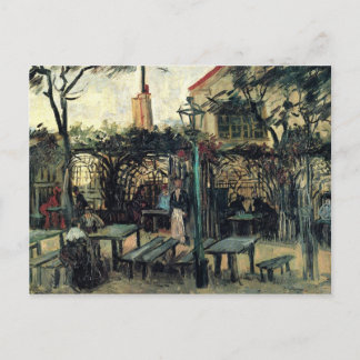 Cartão Postal Terrace sobre Montmartre La Guinguette por van Gog