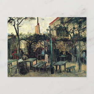 Cartão Postal Terraço de um Café, Montmartre por Vincent van Gog
