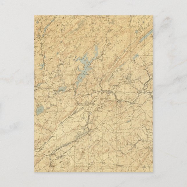 Cartão Postal Terras Altas Centrais de Nova Jersey (Frente)