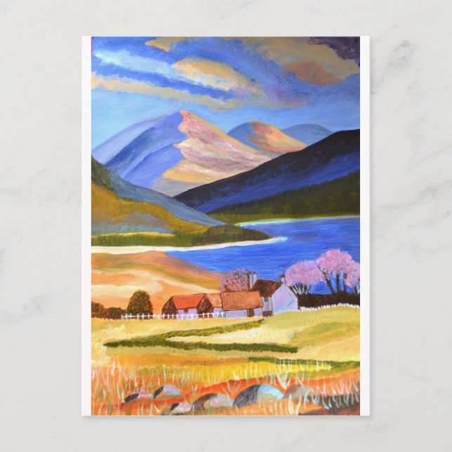 Cartão Postal Terras Altas da Escócia 2 (Frente)