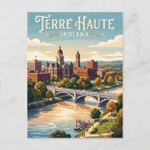 Cartão Postal Terre Haute, Indiana
