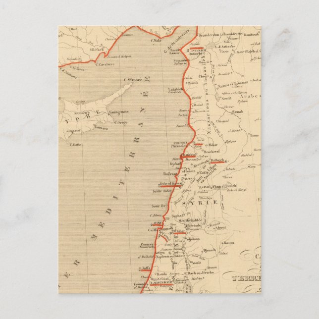 Cartão Postal Terre Sainte en 1839 (Frente)