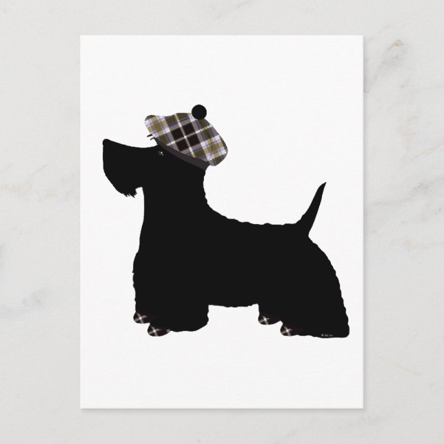 Cartão Postal Terrier Escocês (Frente)
