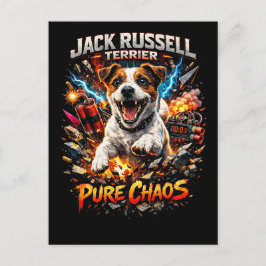 Cartão Postal Terrier Jack Russell