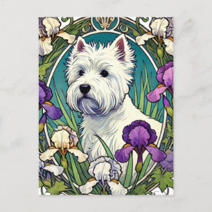 Cartão Postal Terrier West Highland Westie