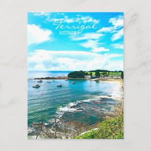 Cartão Postal Terrigal Central Costa NSW Austrália