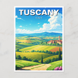 Cartão Postal Território da Toscana Itália