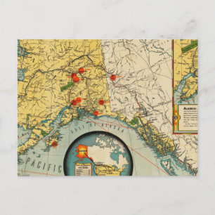 Cartão Postal Território do Alasca