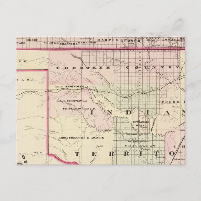 Cartão Postal Território Indiano 2 (Frente)