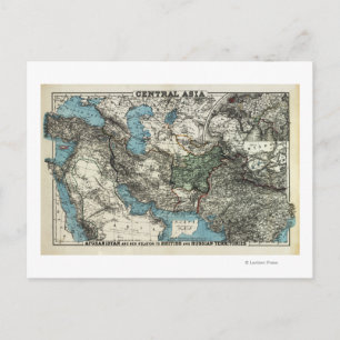 Cartão Postal Territórios Britânicos e Russos do Afeganistão