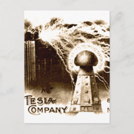 Cartão Postal Tesla Letterhead