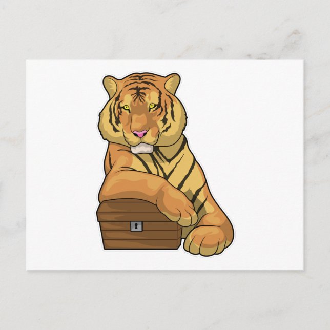 Cartão Postal Tesouro do tigre (Frente)
