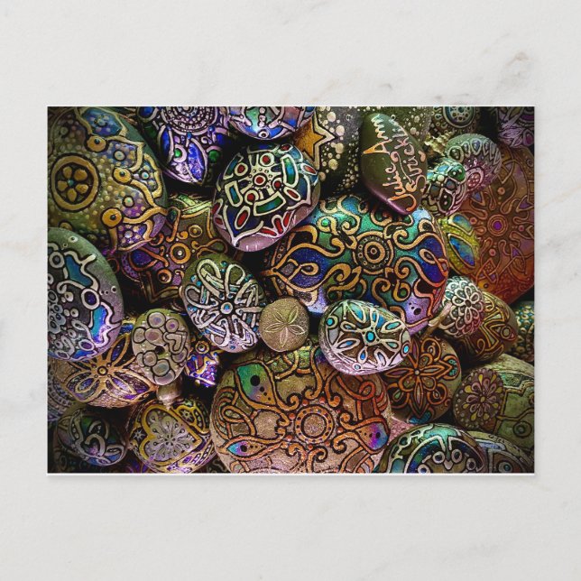 Cartão Postal Tesouros do coração por Julie Ann Stricklin (Frente)