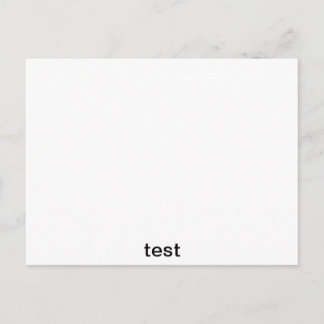 Cartão Postal teste