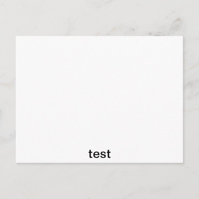 Cartão Postal teste (Frente)