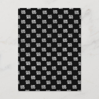 Cartão Postal teste padrão clássico do fuckyou